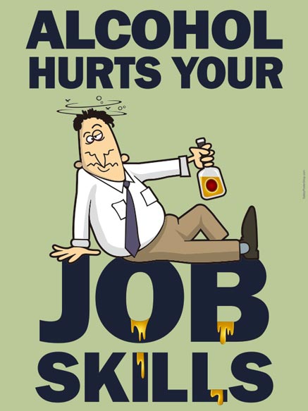 Alcohol Hurts Job Skills