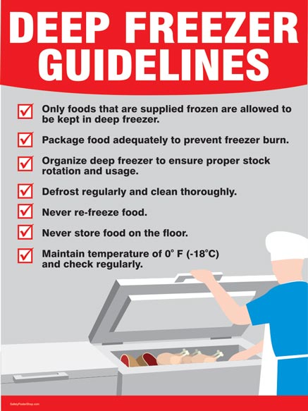 Deep Freezer Guidelines