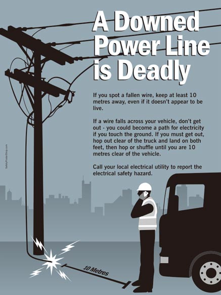 A Downed Power Line is Deadly