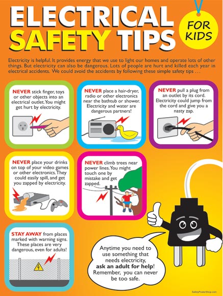 [最新] Electrical Safety Rules With Pictures For Kids 322658
