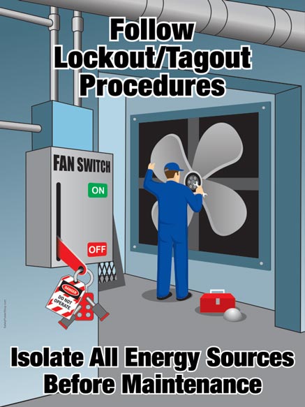 Follow Lockout/Tagout Procedures