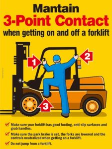 Forklift - 3 Point Contact