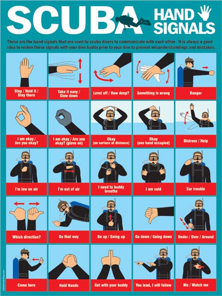 Scuba Hand Signals