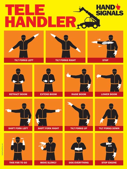 Telehandler Hand Signals