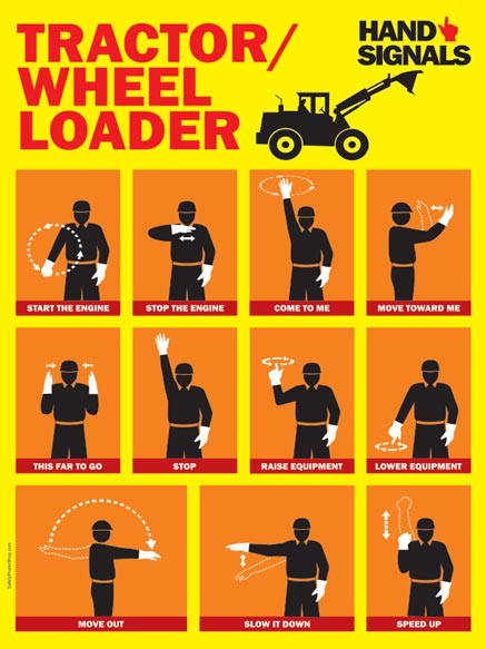 Tractor Hand Signals