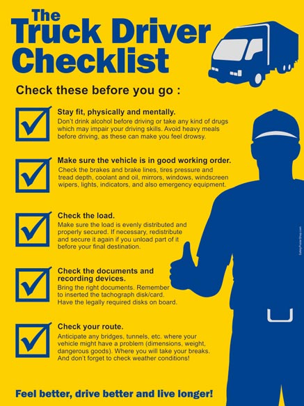 The Truck Driver Checklist
