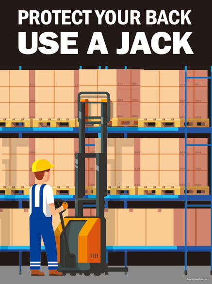 Protect your back, use a jack