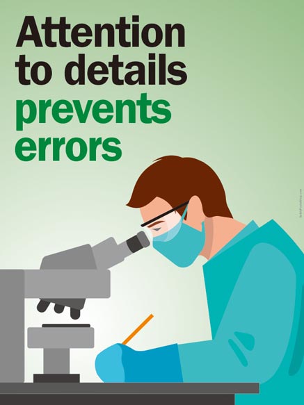 Attention to details prevent errors