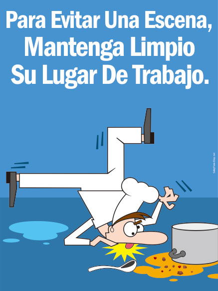 mantenga limpio su lugar de trabajo