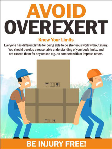 Avoid Overexert