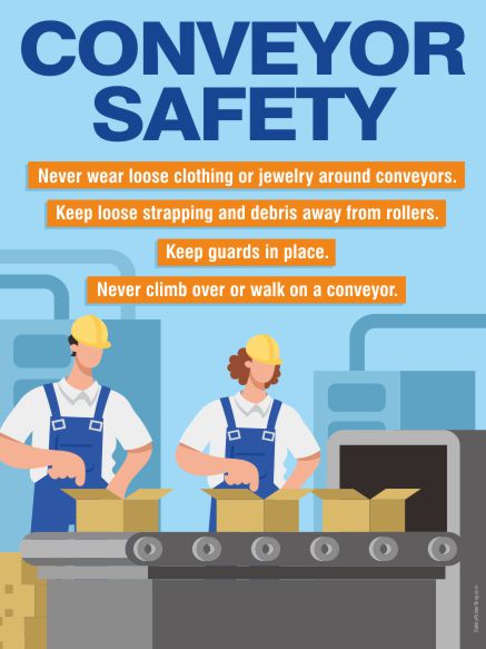 Conveyor safety tips